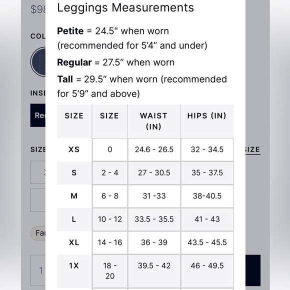 Spanx Blue Jean-ish Ankle Legging with Tummy Support Size XL - Picture 5 of 16